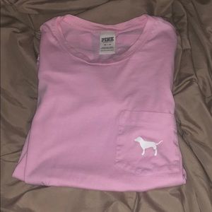 pink shirt